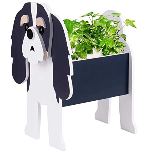 Yonatues Pots de Plantes pour Jardinière pour Chien, Jardinière en Forme d'animal, Pots de Fleurs pour Chien Mignon pour Jardin, Cactus, Plantes Aériennes, Cadeau de Décoration de Bureau, Knight King Cover