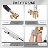 Weed Torch, Propane Burner, 24,000 BTU Weed Burner Torch for Propane Tank with Igniter, 32" Long Arm Blow Torch for Weeds, Portable Flame Thrower for Weeds, Fire Starter, Ice Melt