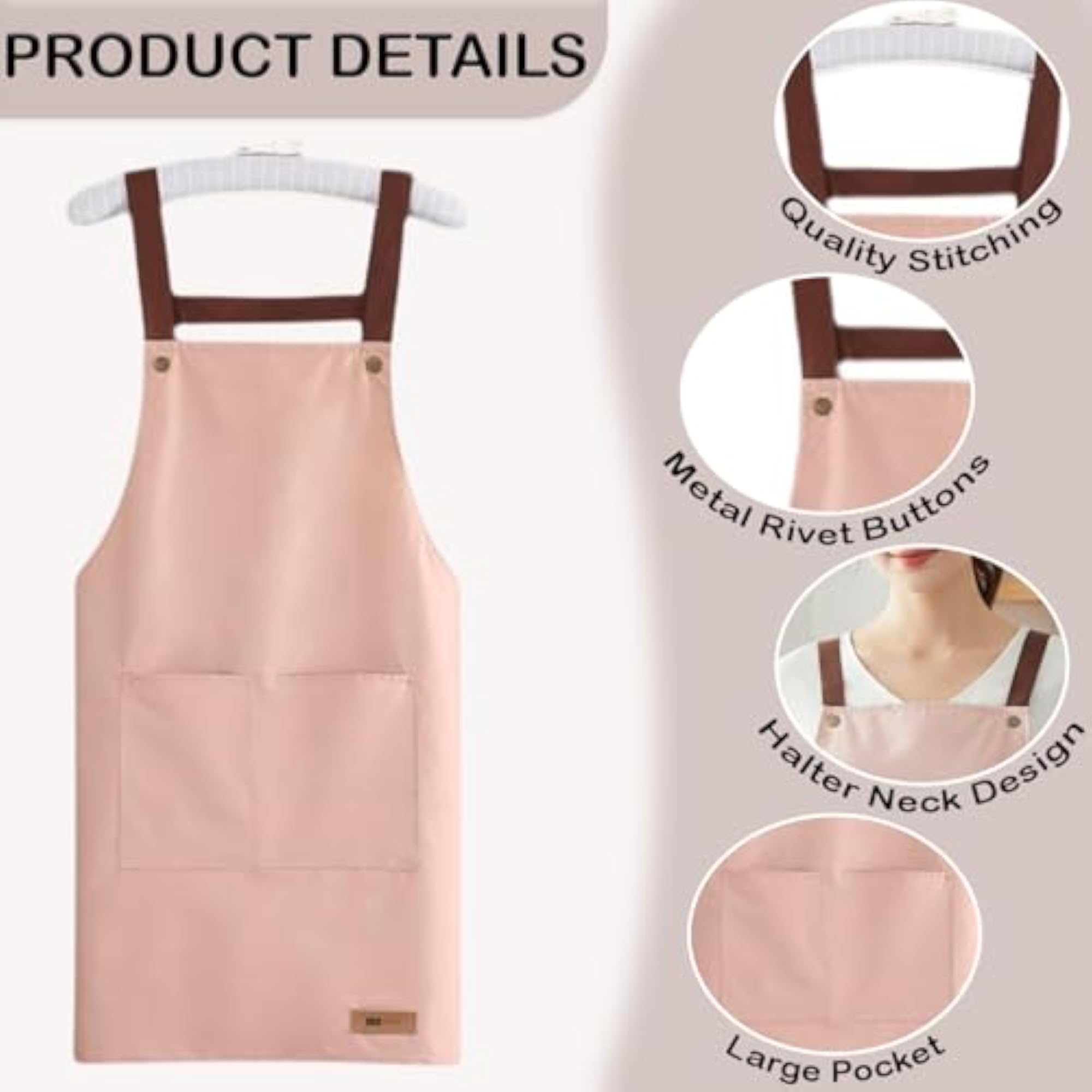 Professional Kitchen Apron with Adjustable Straps