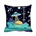 Poszewki na poduszki obcy kosmos planeta krajobraz Ufo promień światła energii poszewka na poduszkę dwustronna poszewka na poduszkę spersonalizowana poszewka na poduszkę na sofę dekoracja prezent 45 x 45 cm