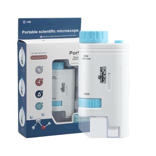 Yintrinsic Microscopio Portatile 200x con LED