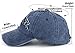 Baseball Hat New-York Distressed-Adjustable-Strapback - Washed Twill Dad Hat Unisex Navy Blue