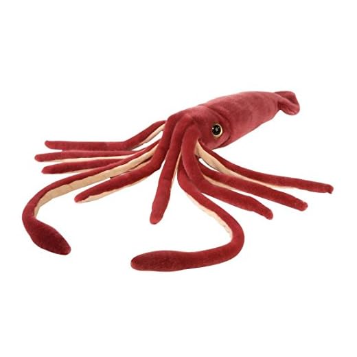 Wild Republic Giant Squid Plush, Stuffed Animal, Plush Toy, Ocean Animals, 22 inches
