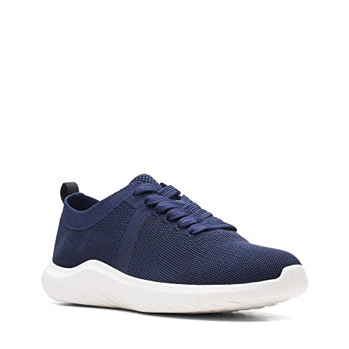 Image of Clarks Womens 26164251-navy Boat Shoe