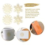 Aboiledy 16 sztuk/zestaw metalowych naklejek na Dzień Dziecka, prezenty 7 czakr, miedziana wieża energii, orgonit