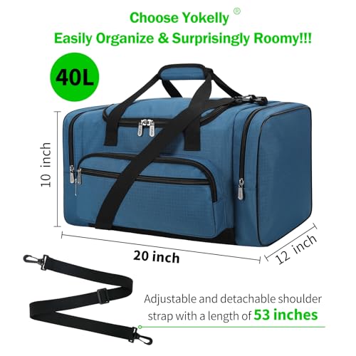 Image of Sports Duffel Bag 20 inch for Travel Gym - Royal Blue