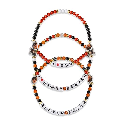 FOCO Oregon State Beavers NCAA 3 Pack Team Friendship Bracelet
