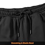 BGOWATU Men's Fleece Lined Tracksuits Set Jacket Hoodie Sweatsuit Running Sport Pants Outfits for Men with Zipper Pockets - Image 5