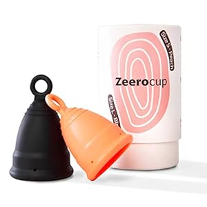 Reusable Menstrual Cup 2 Pack – Small & Large Soft Medical-Grade Silicone Period Cups with Pull-Tab for Easy Removal, Leak-Proof Hygiene – Tampon, Disc & Pad Alternative