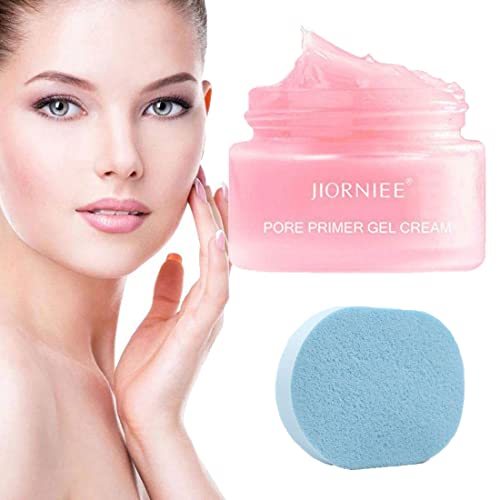 Tyghbn Jiorniee Pore Primer Gel Cream, Face Primer Pore Base Gel Cream, Pore Base Gel Cream Invisible Pore Face Primer Remove Oils Isolating Pore Firming Moisturizers (1 Set) #TOP8
