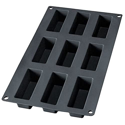 Lékué Moule Mini Cakes 9 Cavités Noir Gourmet 1 pièce