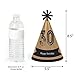 30th Milestone Birthday - Dashingly Aged to Perfection - Cone Happy Birthday Party Hats for Kids and Adults - Set of 8 (Standard Size)