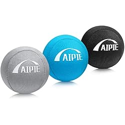 AIPIE Bolas Antiestrés 3 Bolas de Masaje 6 cm Fortalecedores de Agarre para la Mano Kit de Entrenamiento para Practicar Las Manos, Pelota de Alivio de Estrés Pelota Mano Ejercicio
