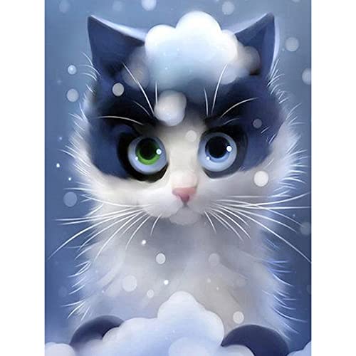 Diamond Painting Chaton Mignon 5D Loisir Créatif Adulte Peinture Strass Complet Grand Format 50x120