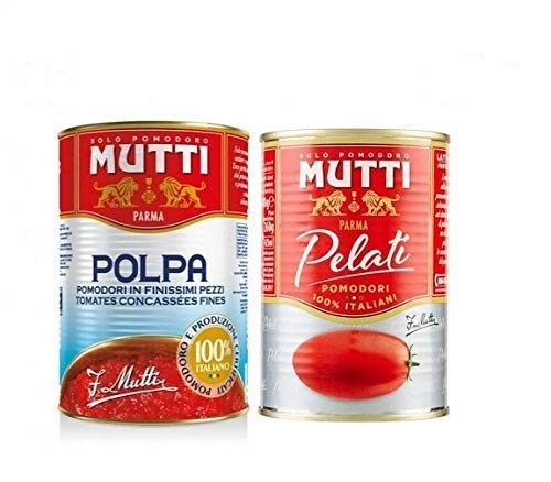 Testpaket Mutti Pomodori Geschälte Tomaten & Fruchtfleisch 2 x 48 cans 400 gr