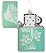 Zippo Mushroom Design High Polish Green Pocket Lighter