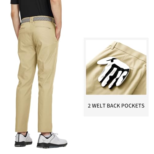 Image of M MAELREG Golf Pants Men Quick Dry - 30 inch /32 inch /34 inch Stretch Lightweight 5 Pockets Water-Resistant Casual Mens Dress Pants