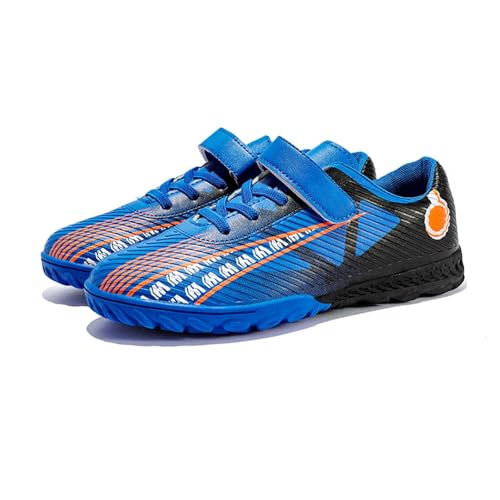 Boys Soccer Shoes Slip On Low Top Football Sneakers Athletic Sports Training Wide Breathable Trainers Outdoor4