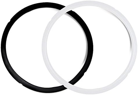Pack of 2 Silicone Sealing Rings Compatible with Instant Pot 5 & 6 Quart - Fits IP-DUO60, IP-LUX60, IP-DUO50, IP-LUX50, Smart-60, IP-CSG60 and IP-CSG50
