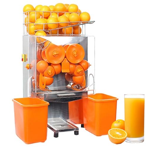 Exprimidor de naranja comercial, máquina de zumo de alta potencia para exprimir rápidamente, ideal para varias naranjas, perfecto para bebidas de jugo