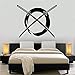 Produktbild wopiaol Enso Circle Vinyl Wandaufkleber Home Decor Schlafzimmer Samurai Art Decals Japanische Aufkleber Abnehmbare wasserdichte Wandtattoos