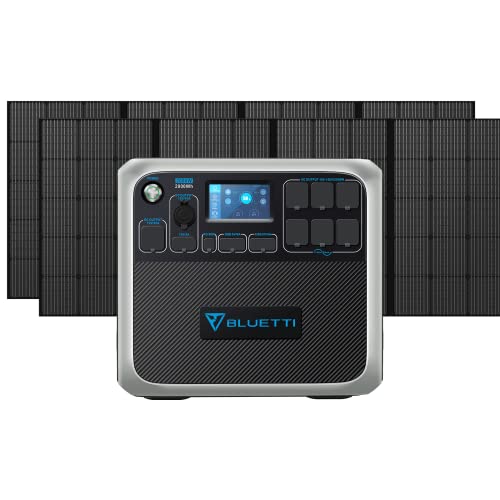 BLUETTI Solar Generator AC200P with 2 350W Solar Panel Included, ...