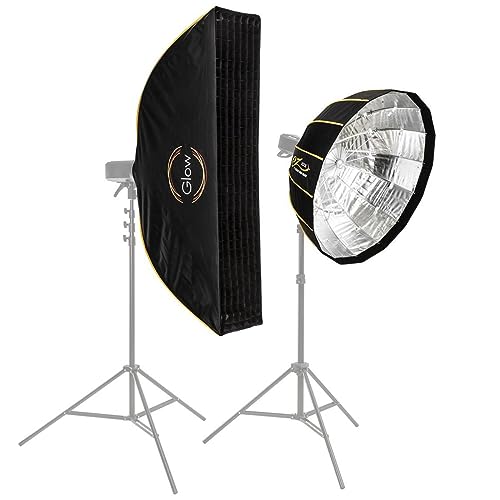 Glow EZ Lock Beauty Dish Softbox Portrait Kit Includes 34
