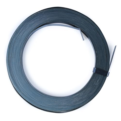 U.S. Solid USS-ESM00007-STEEL 3/4'' Width X 0.02'' Thickness X 263' Length, Steel Strapping Band Pallet Strapper Heavy Duty Metal Strap thumb #4