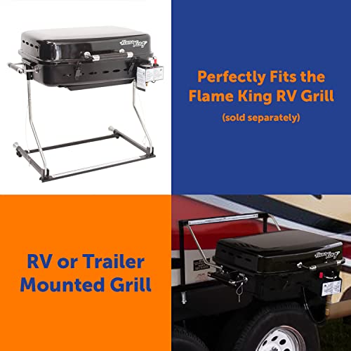 Flame King RV, Camper, Trailer Mounting Rack for Flame King Propane Portable Grill or Griddle by Flame King - Image 3