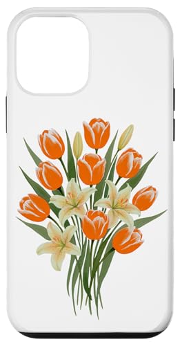 �ԑ� �I�����W �`���[���b�v �ԕ� �X�}�z�P�[�X iPhone 12 mini �p