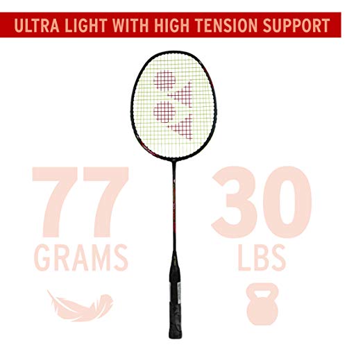 Image of Yonex Nanoray Light 18i Graphite Badminton Racquet with Free Full Cover (77 Grams, 30 lbs Tension) & Arcsaber 71 Light Graphite Badminton Racket with Full Cover (77 Grams, 30 lbs Tension)