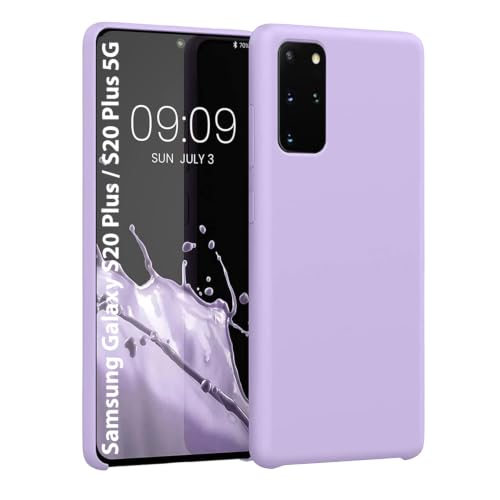 Image of LIRAMARK Liquid Silicone Soft Back Cover Case for Samsung Galaxy S20 Plus / S20 Plus 5G (Levender)