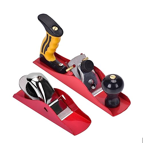 Zaagot Wood Hand Planer Set Hand Tool Block Plane for Trimming Projects European Woodworking Carpenter Model Making Planer High-Carbon Steel