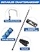 BLUEWING 4ft Heavy Duty Pure Carbon Fiber Fishing Gaff with 2in Stainless Steel Hook for Tuna Shark Marlin Big Game Saltwater Fish