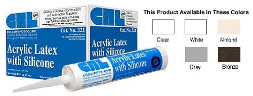 CRL 321BRZ Bronze 321 Acrylic Latex with Silicone