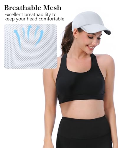 Image of GADIEMKENSD Running Hat Performance Mesh Hat, Excellent Ventilation, Lightweight, Reflective Design, Anti-Glare