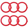 6 Pcs Flush Valve Seal for Kohler, Silicone Toilet Seal Ring Toilet Gasket Toilet Tank Parts Toilet Replacement Parts for K-GP1059291