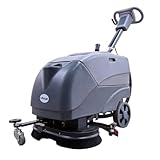 Emotor 18 Inch Commercial Walk Behind Floor Scrubber Machine, 2x45AH Batttery Powered Hard Floor Cleaning Machine