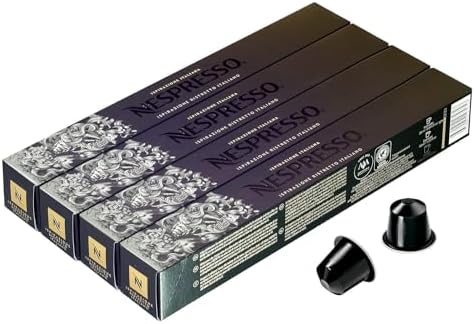 European Version Nespresso OriginalLine: Ristretto - 40 Coffee Capsules Imported (not affiliated with Nespresso US)