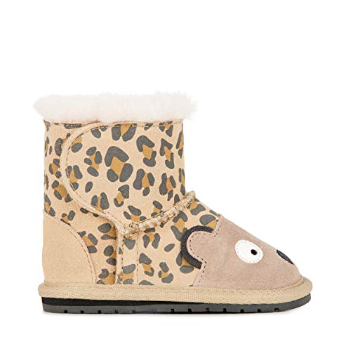 EMU Australia Babies Cheetah Walker Wool Boot, Sand, Size 23