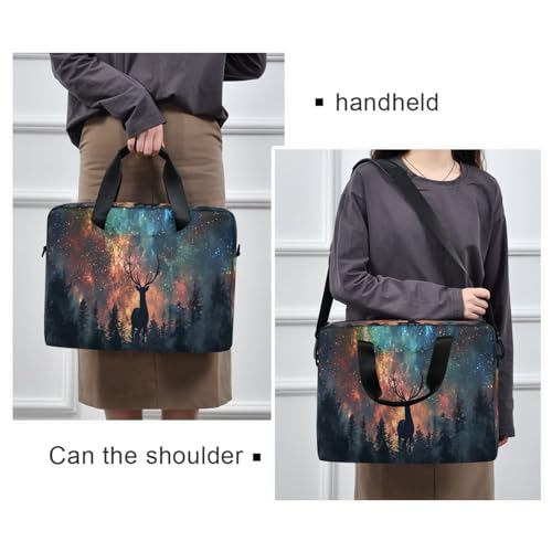 Bolsa para portátil ALAZA con estampado de ciervo y elk miniatura 2