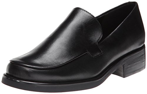 Franco Sarto Women's Bocca Slip On Loafer, Black Leather, 7