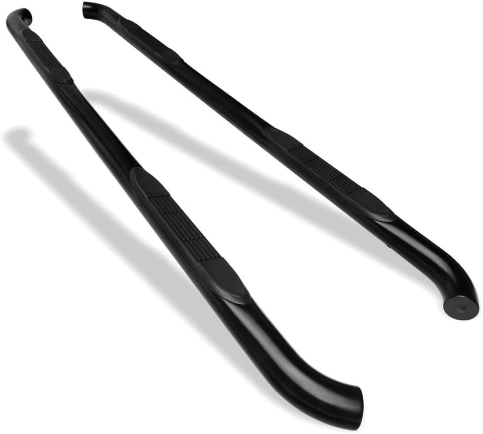 2pcs 3" Step Rail Nerf Bars Running Boards Left Driver Right Passenger Side Round Black Powder Coated FOR2011-2022 2011-2022 B2-21A-M120