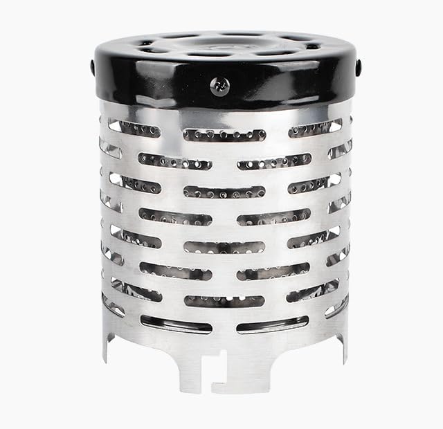 Mini Gas Heater Stove for Outdoor Camping Portable Wear-Resistant Stainless Steel Warmer Heating Cover Equipment Heating Cover Heating Stove Infrared Heater Camping Baking Stove Cassette Baking Stove image 2
