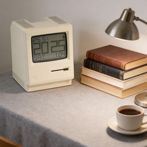 Reloj de escritorio USB retro estilo 1984 el regalo ideal de pixel art para programadores 5