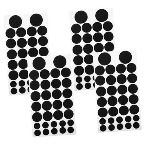 ERINGOGO Round Felt Stickers for Boys and Girls Adhesive Felt Pad DIY Materials Circle Dot Stickers for Clothing Decorative Craft