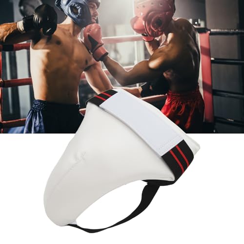 Protetor de Virilha, Protetor de Virilha de Boxe, Tiras Elásticas Ajustáveis, Respirável, Copo Atlét