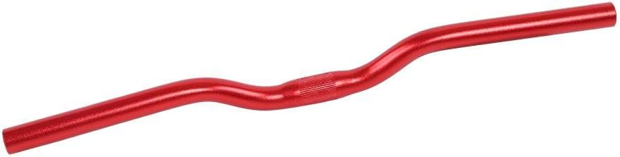 Mountain Handlebar, Lightweight Aluminum Mountain Road Fixed Gear Handlebar 25.4mm(Red)
