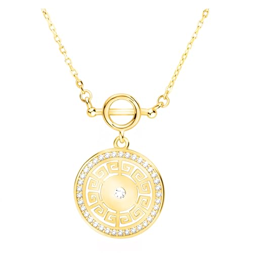 Collier en argent 925 Sofia Milani, le cadeau idéal avec son pendentif labyrinthe