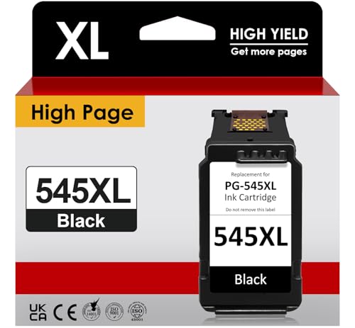 ZENOINK PG-545 XL Cartouches d'impression Remplacement de Cartouches d'impression Canon 545 Noir pour Canon Pixma TS3355 MX495 TR4550 TR4551 TS3350 MG2400 MG2500 MG2555...